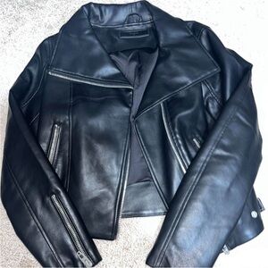 Blank NYC Sleek Black Leather Jacket